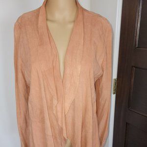 Marc Cain Peach Suede Jacket